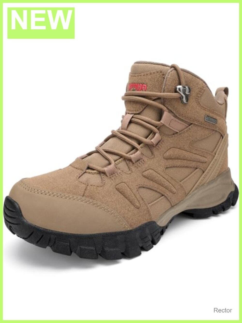 Women's Hiking Boots Waterproof Non-Slip Suede Ankle High Lace Up Durable